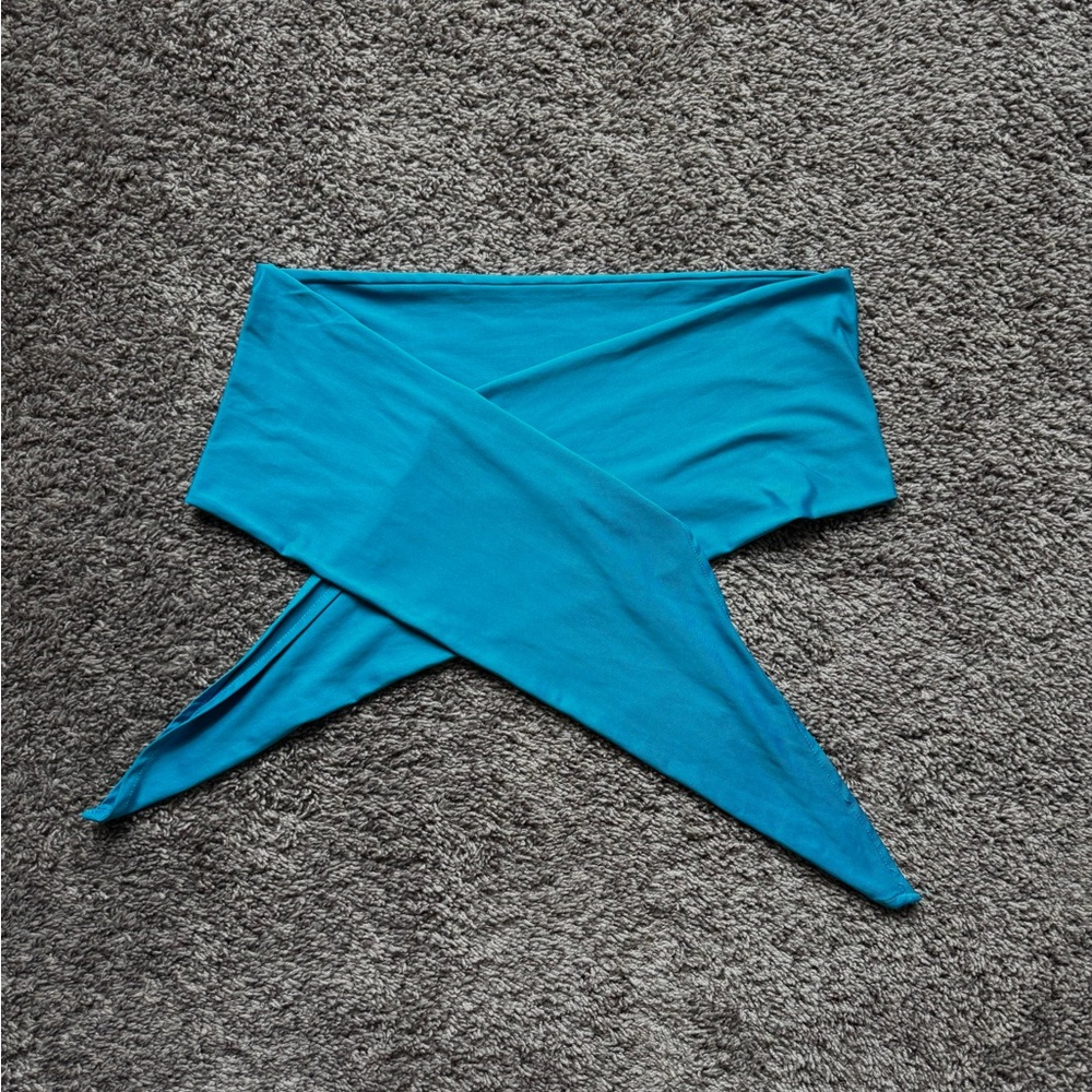 blue tie top